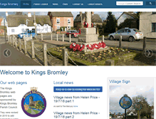 Tablet Screenshot of kingsbromley.com